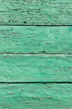 Eski boyanmış ahşap duvar - doku veya arkaplan