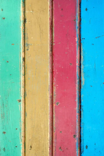 Colorful vintage wooden board texture background — Stock Photo, Image
