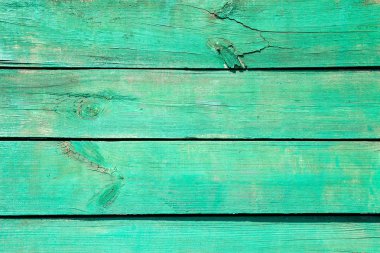 Eski boyanmış ahşap duvar - doku veya arkaplan