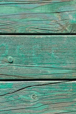 Eski boyanmış ahşap duvar - doku veya arkaplan