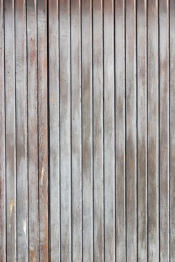 Eski boyanmış ahşap duvar - doku veya arkaplan
