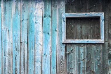 Doğal desenli eski mavi ahşap doku.