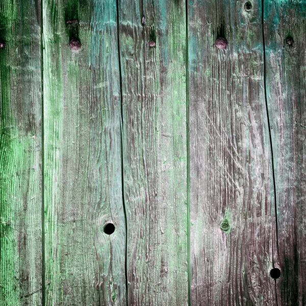 La vecchia texture di legno verde con motivi naturali — Foto Stock