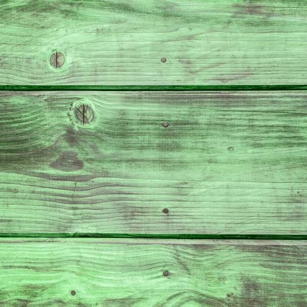 A velha textura de madeira verde com padrões naturais — Fotografia de Stock