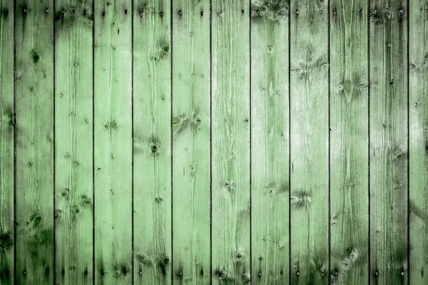 La vieja textura de madera verde con patrones naturales — Foto de Stock