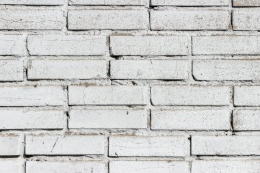 Eski beyaz tuğla bir duvarın arka plan dokusu