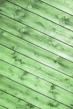 Doğal desenli eski yeşil ahşap doku.