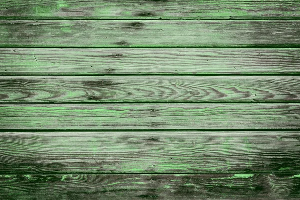 La vecchia texture di legno verde con motivi naturali — Foto Stock