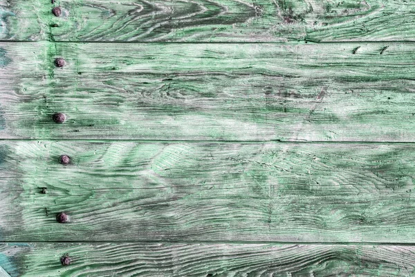 자연의 무늬가 있는 오래 된 녹색 목재 질감 — 스톡 사진