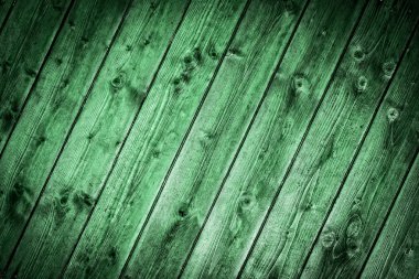 Doğal desenli eski yeşil ahşap doku.