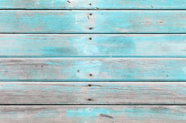 Doğal desenli eski mavi ahşap doku.