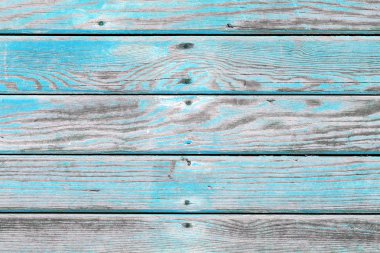 Doğal desenli eski mavi ahşap doku.