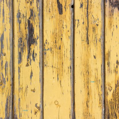 Eski boyanmış ahşap duvar - doku veya arkaplan