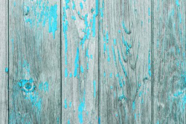 Doğal desenli eski mavi ahşap doku.