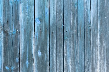 Doğal desenli eski mavi ahşap doku.