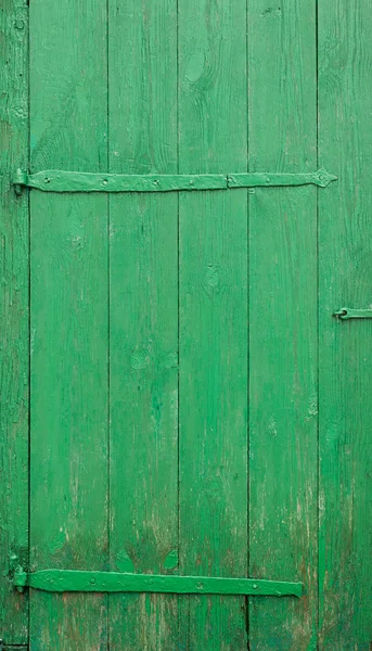 De oude groene houttextuur met natuurlijke patronen — Stockfoto