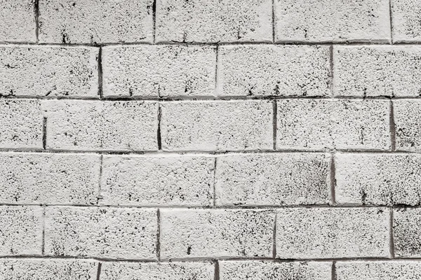 Background texture of a old white brick wall — Stock Photo, Image