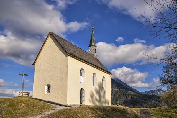 Kaple v Bavorských Alpách — Stock fotografie