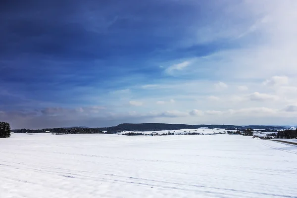 Winter landscape Bavaria Germany — Stock Photo, Image