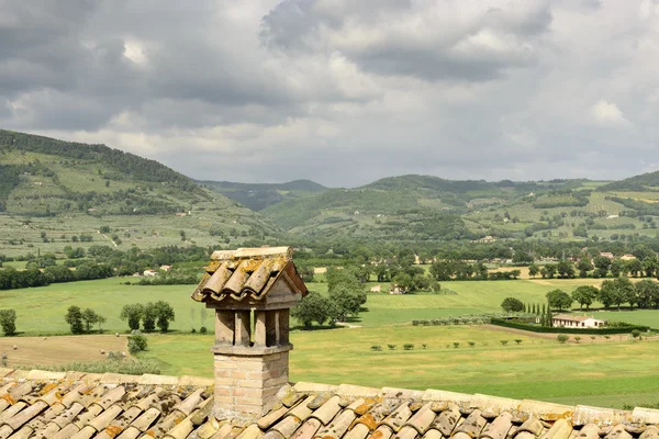 Landscape view from Spello — Stock Photo, Image