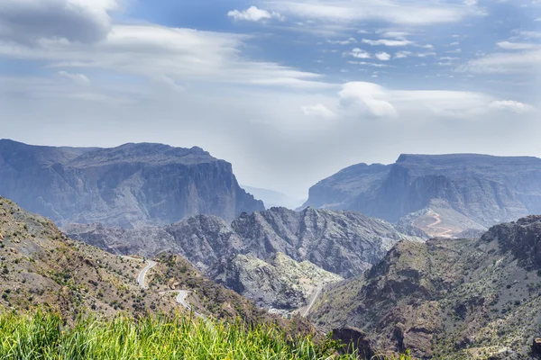 Krajobraz jebel akhdar oman — Zdjęcie stockowe