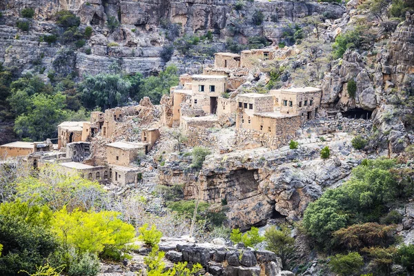 Ruins Wadi Bani Habib — Stock Photo, Image