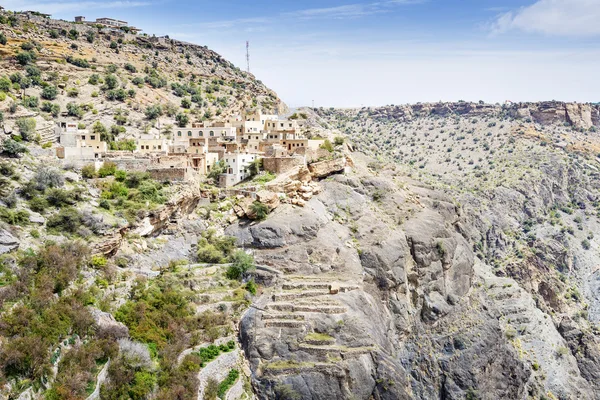 Village on Saiq Plateau — Stock Photo, Image