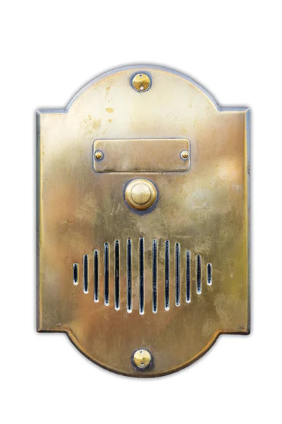 Drzwi dzwon Tabliczka — Zdjęcie stockowe