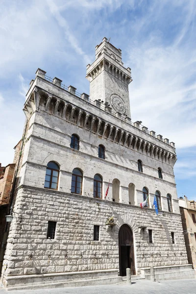 Town hall Montepulciano — Stock Photo, Image