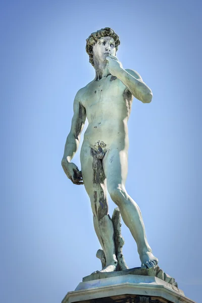 Statua David Firenze — Foto Stock