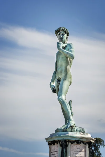 Socha Davida Florencie — Stock fotografie