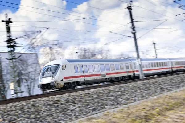 Tren sürüş — Stok fotoğraf