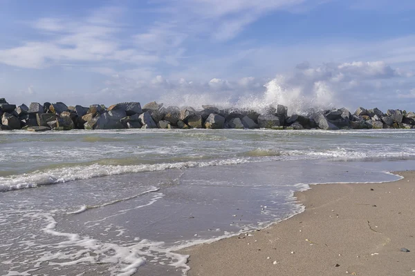 Mare Baltico tempestoso — Foto Stock