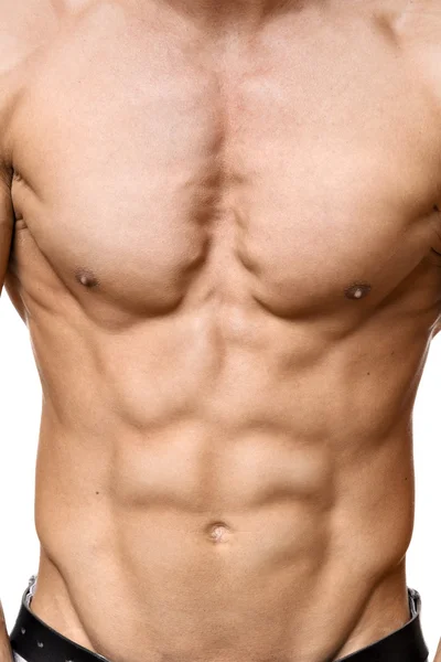 Músculo abdominal de homem jovem — Fotografia de Stock