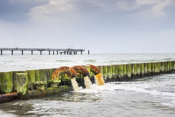 L'inquinamento del Mar Baltico — Foto Stock