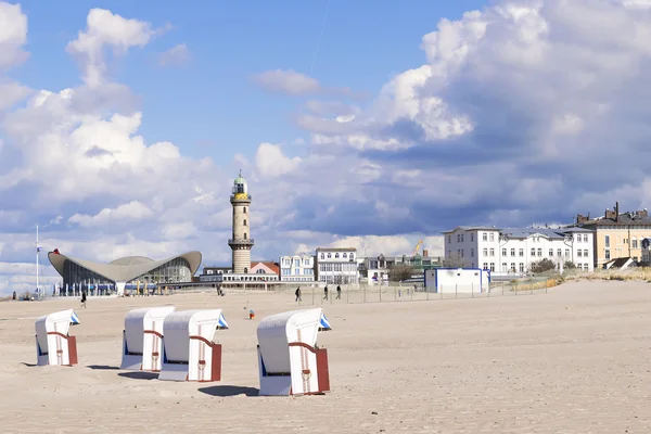 Spiaggia di Warnemunde — Foto Stock