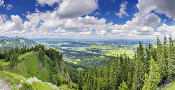 Vista panoramica Alpspitze Nesselwang — Foto Stock