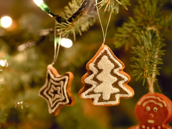 Albero di zenzero Mercatino di Natale — Foto Stock