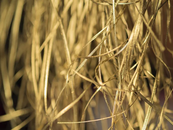 Gouden stro achtergrond — Stockfoto