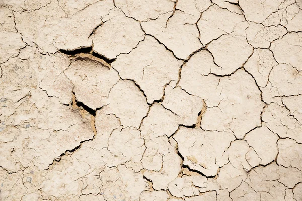 Hintergrund ausgetrocknete Erde — Stockfoto