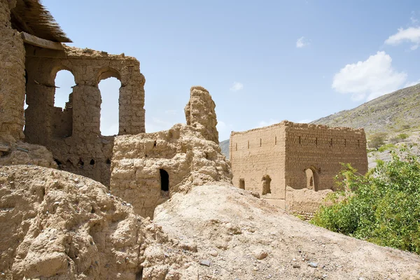 Ruinas en Tanuf Omán — Foto de Stock