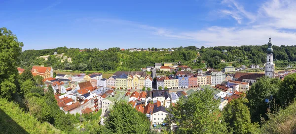 Panorama Burghausen — Zdjęcie stockowe