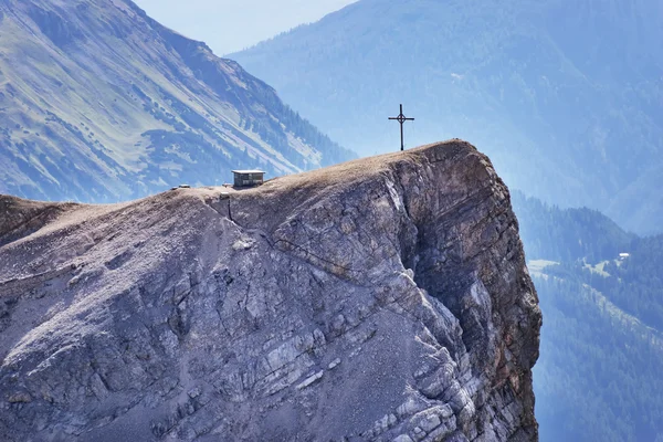 Visa från toppmötet Zugspitze — Stockfoto