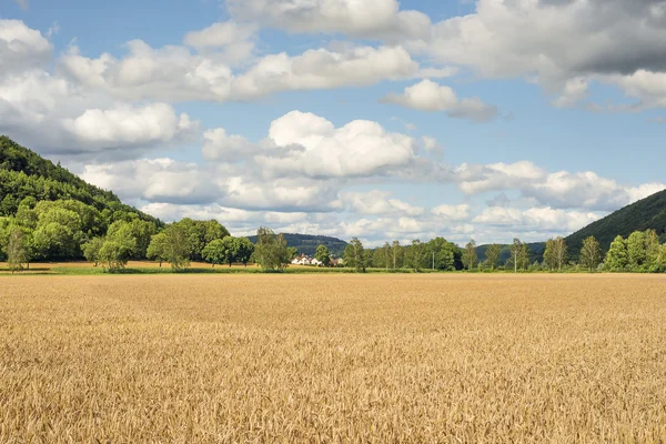 Paisagem romântica franconia — Fotografia de Stock