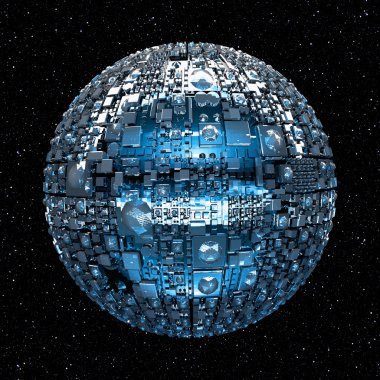 Fictional universe with space battle ship clipart