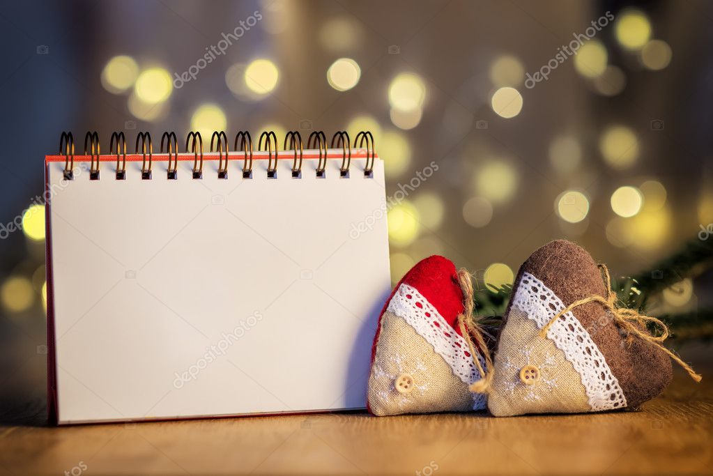 Ring Binder With Decoration Hearts Stock Photo C W20er 94255850