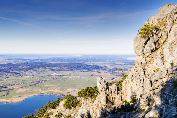 Vy från Jochberg i Bayern Alperna — Stockfoto