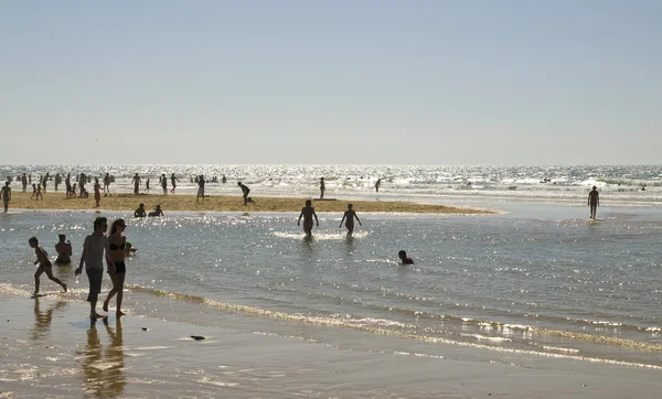 Sandy Beach Atlantic Coast France Lacanau Ocean — Stock Photo, Image