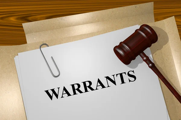 Warrants concept  illustration — Stock Photo, Image