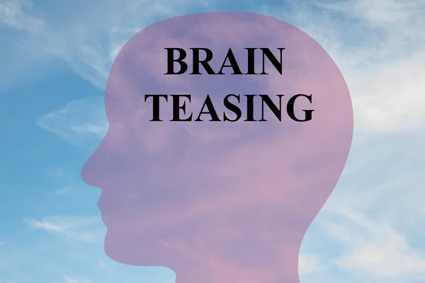 Concetto di Brain Teasing — Foto Stock